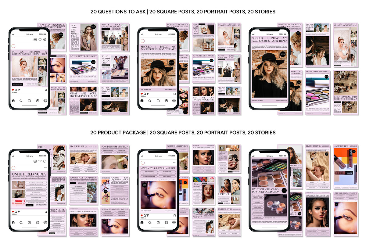 Makeup Social Media Template, a Social Media Template by Kalubuak (Photo 9 of 10)