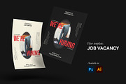 Job Vacancy Flyers, a Flyer Template by Pi Plus Graphic (Thumbnail 1 of 4)