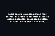 Magic Owinty - Bold Halloween Font, a Sans Serif Font by Iqsiart Studio (Thumbnail 5 of 7)