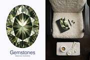 Gemstone Graphics Set, an Object Graphic by Polli Deeva (Thumbnail 6 of 11)