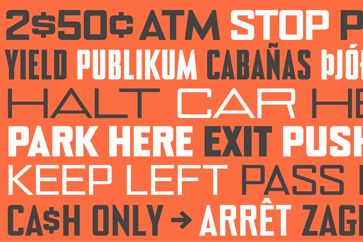 Noexit, a Sans Serif Font by muccaTypo (Photo 2 of 6)