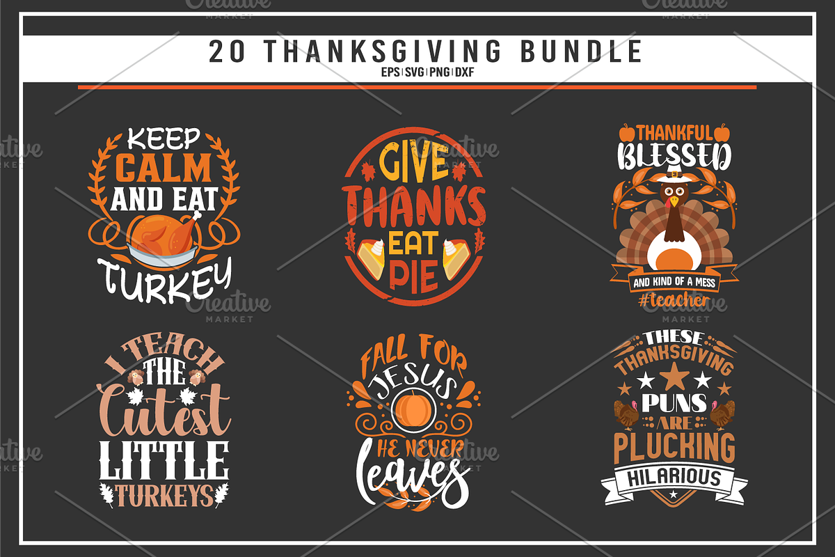 thanksgiving quotes bunde, a Background Graphic by Uniquesvg99 (Photo 3 of 5)