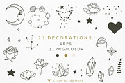 Hand occult logo template 1#, a Branding & Logo Template by Piixypeach (Thumbnail 4 of 9)