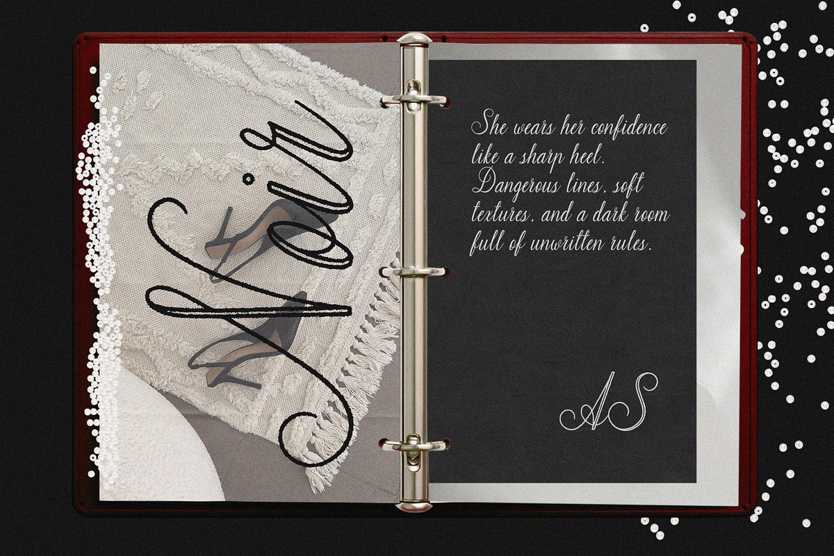 Adore Studio Romantic Font Duo, a Script Font by AnMark (Photo 4 of 14)