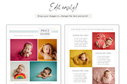 Photography Price Guide Template, a Flyer Template by Sweet Little Muse (Thumbnail 4 of 4)