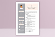 Creative resume and cover letter, a Resume Template by UTM Studio (Thumbnail 3 of 4)