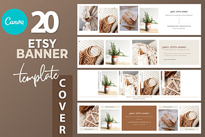 Canva ETSY Banner Template