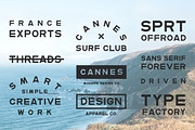 Cannes, a Sans Serif Font by Nomad Stockpile (Thumbnail 3 of 4)