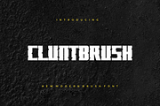 Cluntbrush - Font, a Sans Serif Font by artchiles_design (Thumbnail 1 of 5)