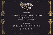 Quentes Fleur - A Tatoo Font, a Serif Font by Vava Aryanto (Thumbnail 7 of 7)
