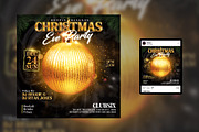Christmas Party Flyer Template, a Flyer Template by Hotpin (Thumbnail 2 of 2)