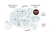 Mediterranean Food Clipart Bundle, a Food Illustration by vik.stock (Thumbnail 6 of 6)