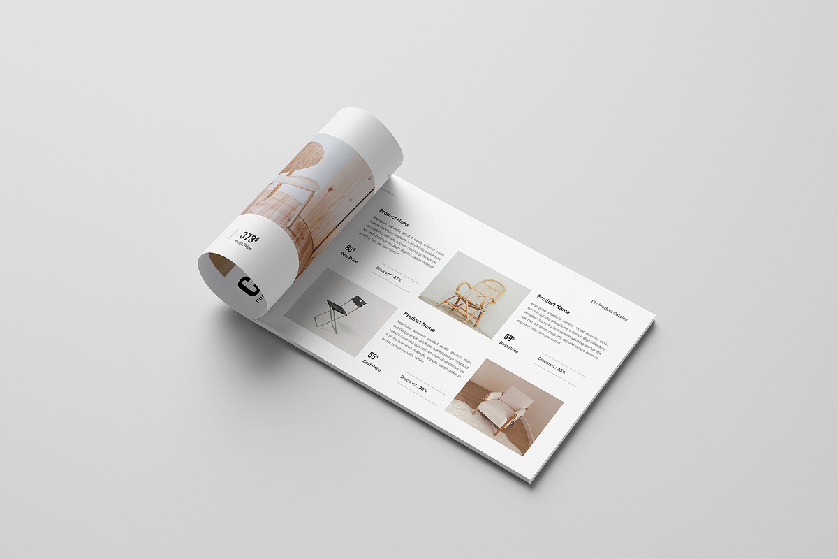 Furniture Catalog Template, a Brochure Template by Spark_Creative (Photo 7 of 14)
