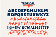 Tropical Sunlight - Mix Retro Font, a Sans Serif Font by Keithzo (Thumbnail 11 of 11)