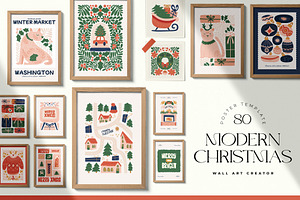 Modern Christmas Wall Art Creator