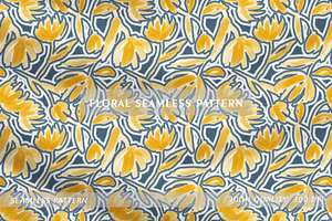 FLORAL SEAMLESS PATTERN, a Pattern Graphic by MartinShop