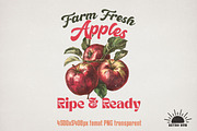 Vintage Fruits Sublimation Bundle, an Object Graphic by GlitterCraft (Thumbnail 7 of 21)