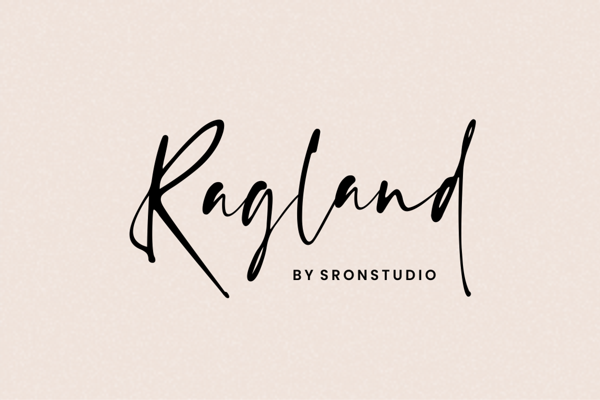 Ragland - Handwritten Font, a Script Font by Sronstudio (Photo 1 of 15)