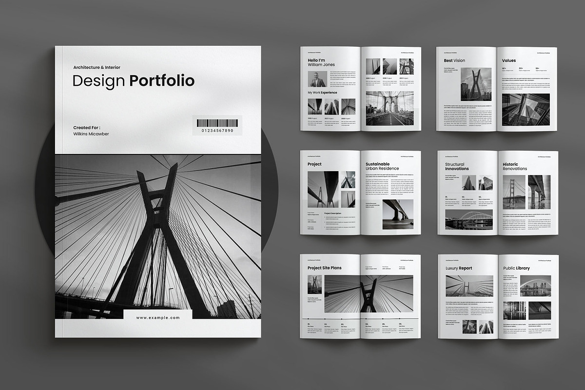 Architecture Portfolio Layout