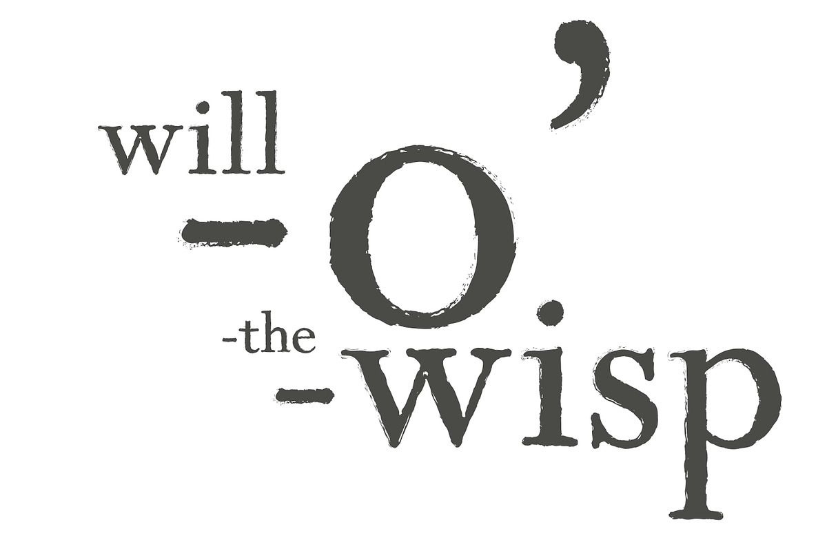 Wisper - a vintage serif font.
