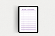 60-Day Challenge Tracker Printable, a Stationery Template by The Chaos Project (Thumbnail 4 of 10)