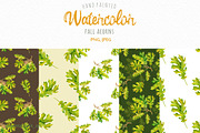 Watercolor Fall acorns collection, a Texture Illustration by Colibri Watercolor (Thumbnail 2 of 5)