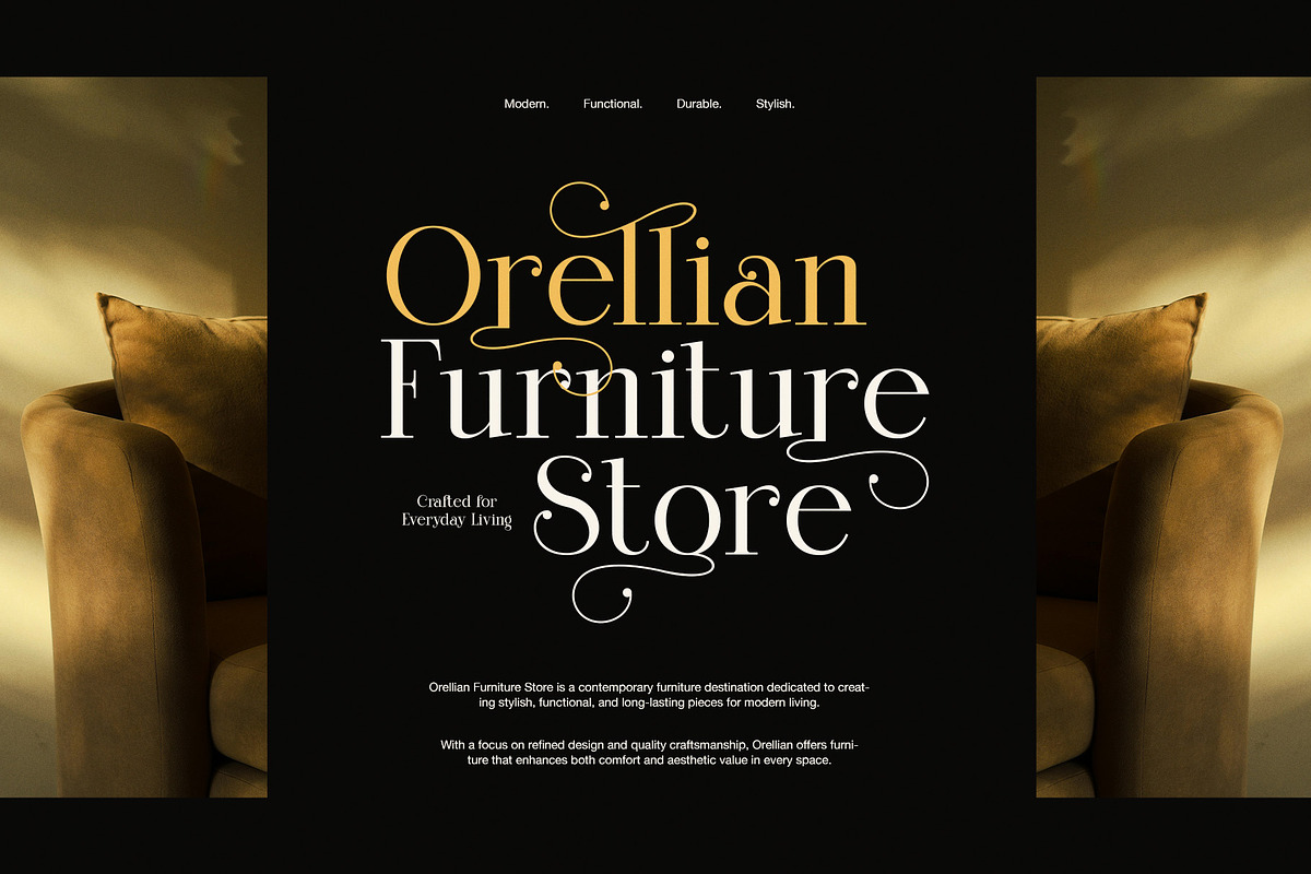 Gellan Elegant Serif Font, a Serif Font by Graphicxell (Photo 4 of 8)