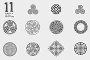 Celtic Patterns Vector Pack, a Graphic by Twinbrush (Thumbnail 2 of 11)