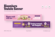 Bloomhara - Youtube Banner, a Social Media Template by Fannan Studio (Thumbnail 2 of 3)