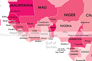 Detailed World Map 60x40 max - jpeg, a Work Illustration by Plums Pixel Love (Thumbnail 3 of 7)