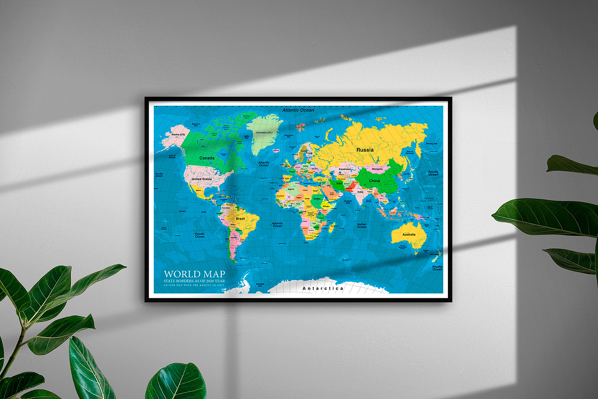 World map, an Object Graphic by DOBROGRAPH (Photo 3 of 6)