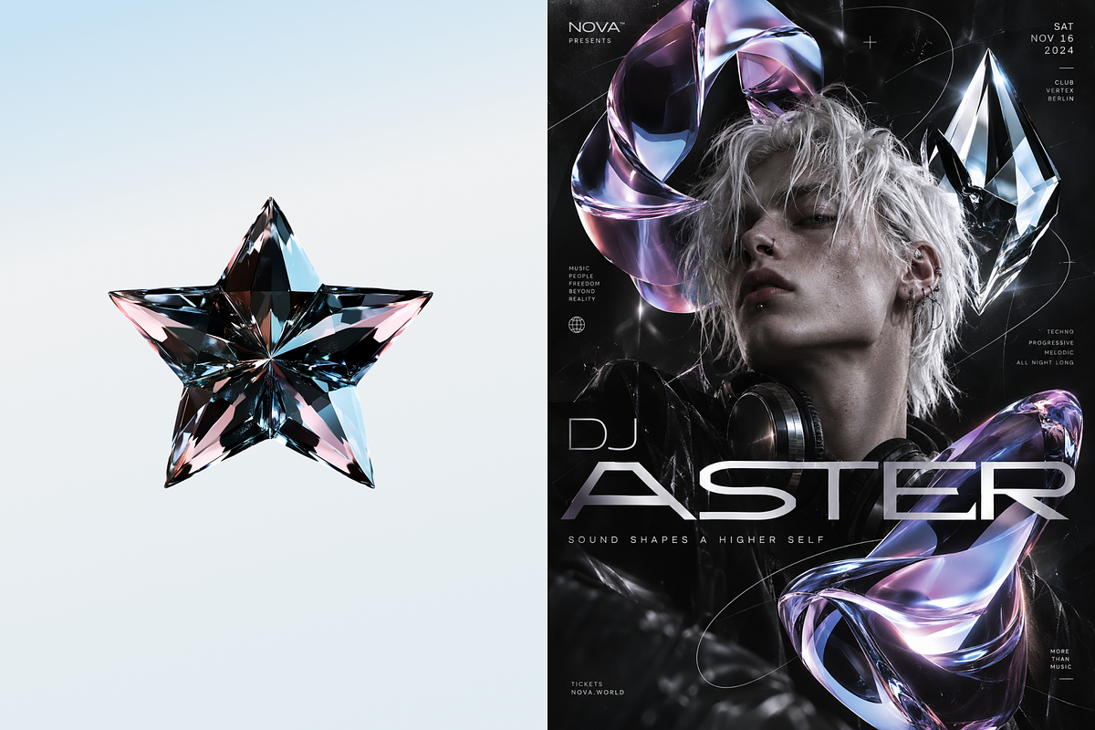 Futuristic Shapes | PNG Objects Pack, an Object Graphic by Lumeno (Photo 8 of 8)