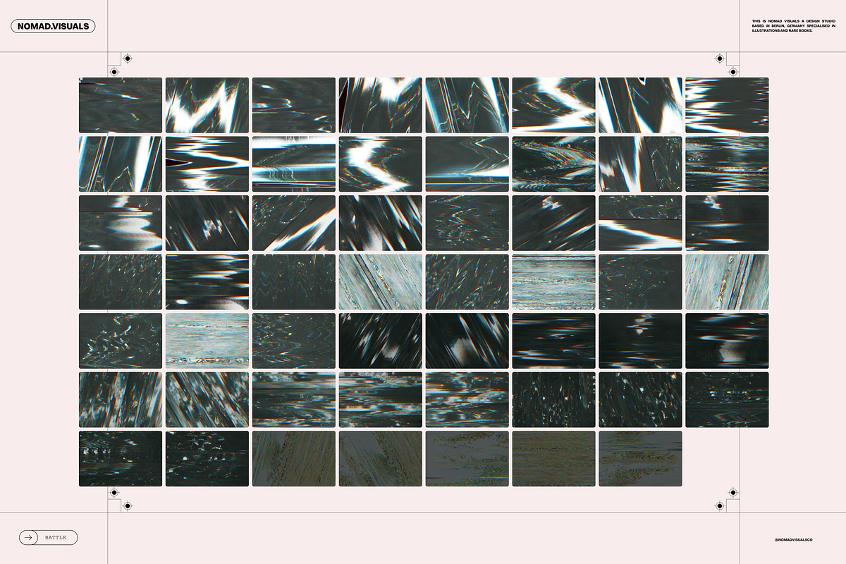 Scanner Rattle Textures, a Texture Graphic by Nomad Visuals (Photo 9 of 12)