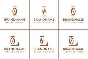 Letter I and L Coffee Bean Logo, a Branding & Logo Template by Pray Art Design Studio