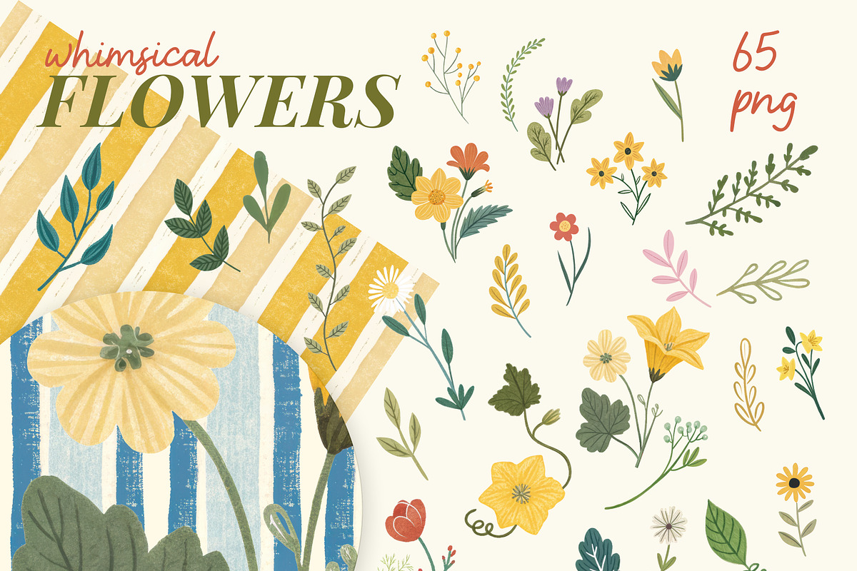 Whimsical Vegetables kit, an Object Graphic by Polli Deeva (Photo 7 of 15)