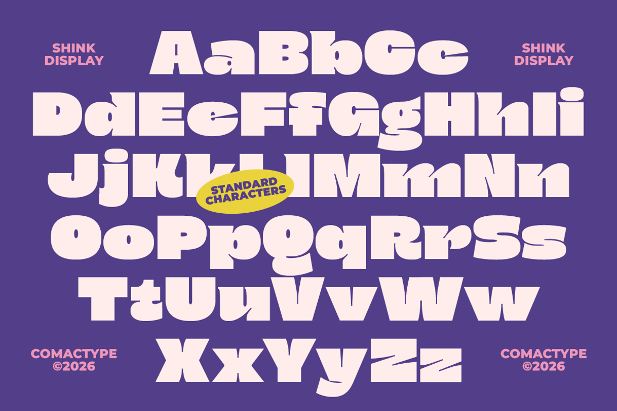 Shink - Heavy Display Typeface, a Sans Serif Font by Comactype Foundry (Photo 9 of 12)