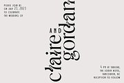 The Wedding Font Duo III, a Serif Font by Headfonts (Thumbnail 5 of 10)
