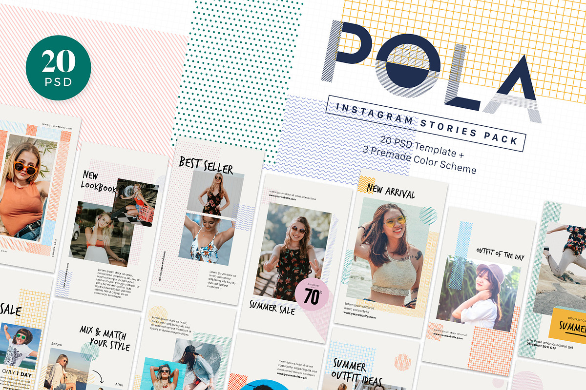 Instagram Stories Pack - POLA, a Social Media Template by muhisya (Photo 1 of 10)