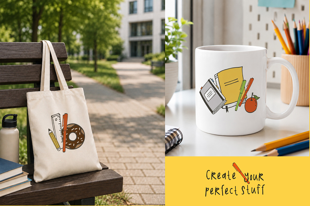 Back to School | Hand Drawn Set, an Education Illustration by Lena Kedrova (Photo 5 of 14)