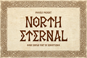 North Eternal | Runic Display Font, a Blackletter Font by Denustudios (Thumbnail 1 of 11)