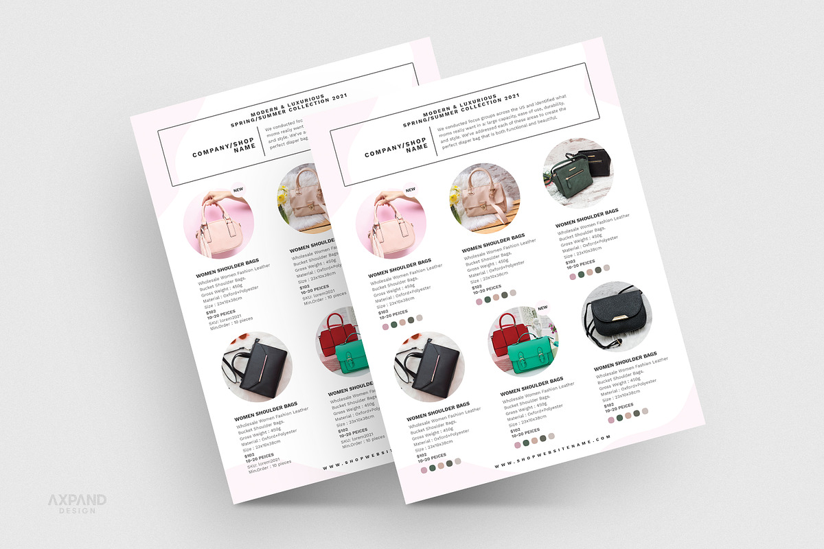 Line sheet template canva/photoshop, a Templates & Theme by Axpand (Photo 7 of 10)
