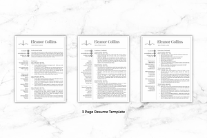 Nurse Resume Template - Eleanor