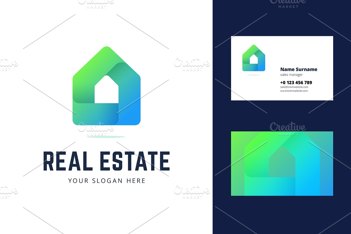 Real Estate Logo, a Branding & Logo Template by zaniman