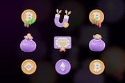 Crypto 3D Icon, an Object Graphic by Artnivora.Std (Thumbnail 4 of 4)