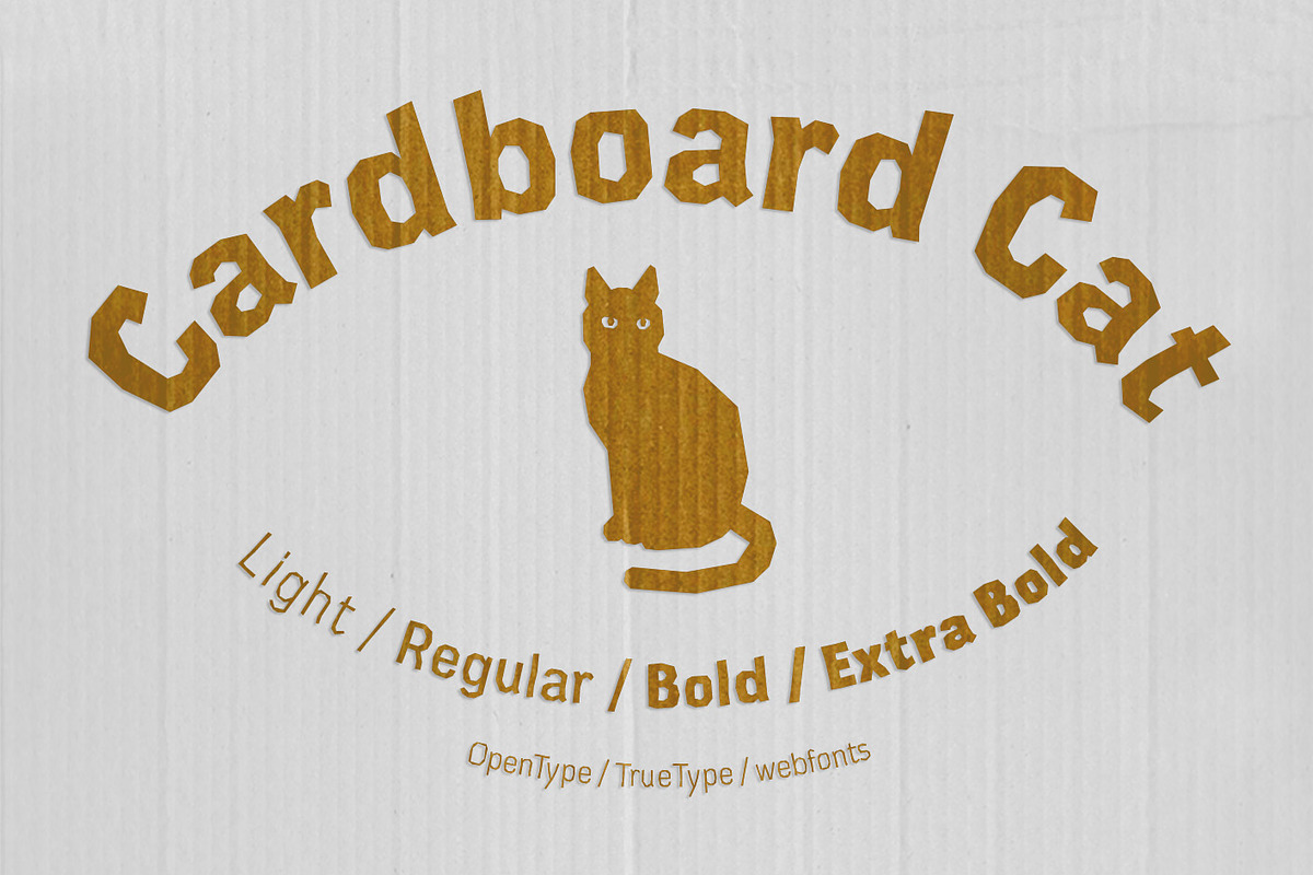 Cardboard Cat preview 3