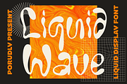 Liquid Wave - Liquid Display Font, a Font by PutraCetol Studio (Thumbnail 1 of 5)