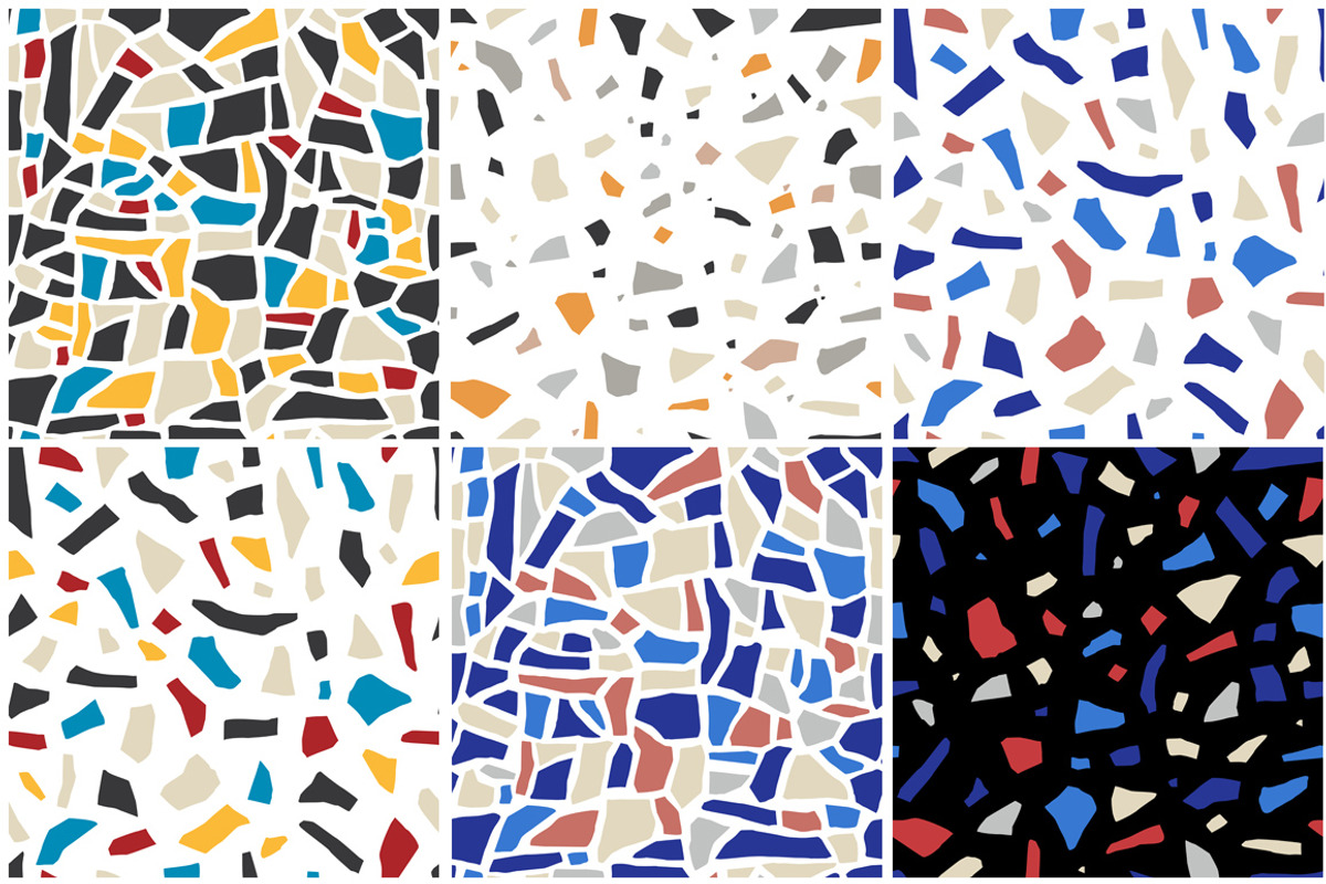 Terrazzo Seamless Patterns, a Pattern Graphic by ms Julia Nova (Photo 6 of 6)
