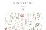 Watercolor Winter. Christmas florals, an Illustration by Kreker Kate (Thumbnail 9 of 10)