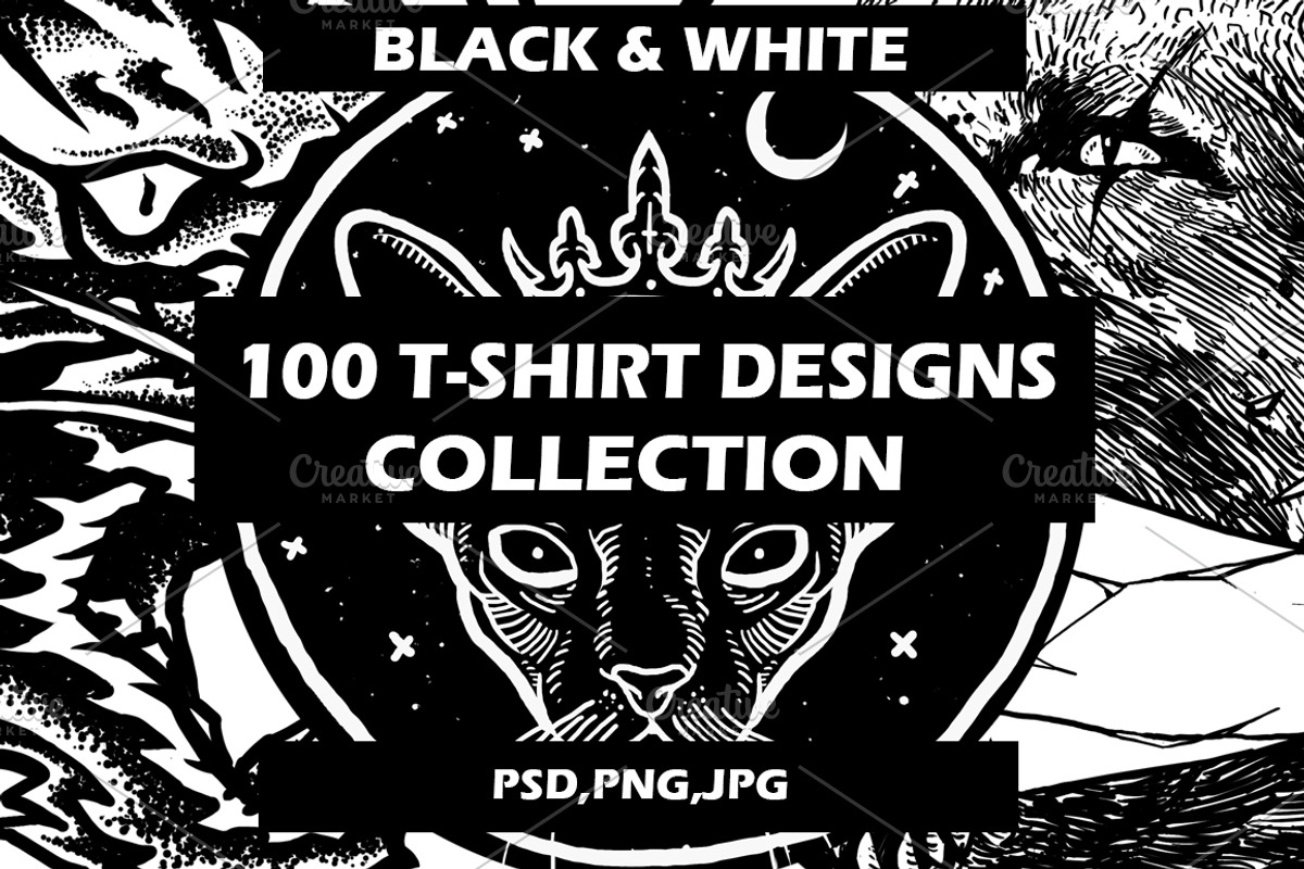 100 T-Shirt Designs Super Collection, an Animal Illustration by Design by sebrodbrick (Photo 23 of 35)