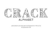 Cracked Colorful Font Set, a Graphic by Pro_Vector (Thumbnail 3 of 4)